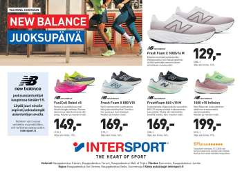 Intersport tarjoukset  - 09.05.2026 - 12.05.2026.