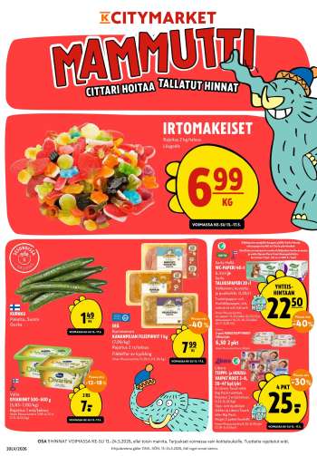 K-citymarket tarjoukset  - 13.05.2026 - 24.05.2026.
