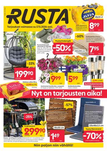 Rusta tarjoukset  - 11.05.2026 - 17.05.2026.
