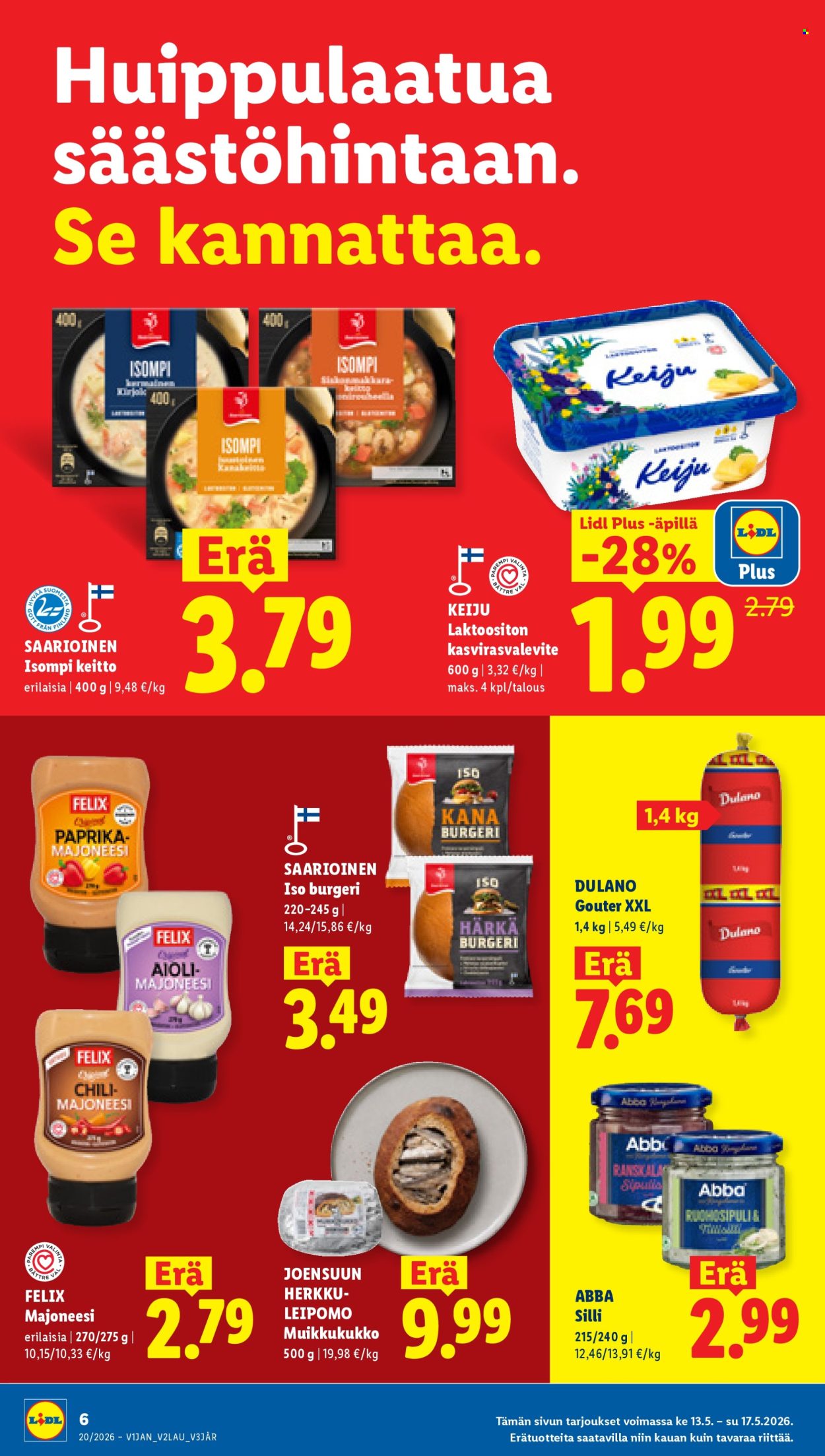 Lidl tarjoukset - 13.05.2026 - 20.05.2026. Sivu 6