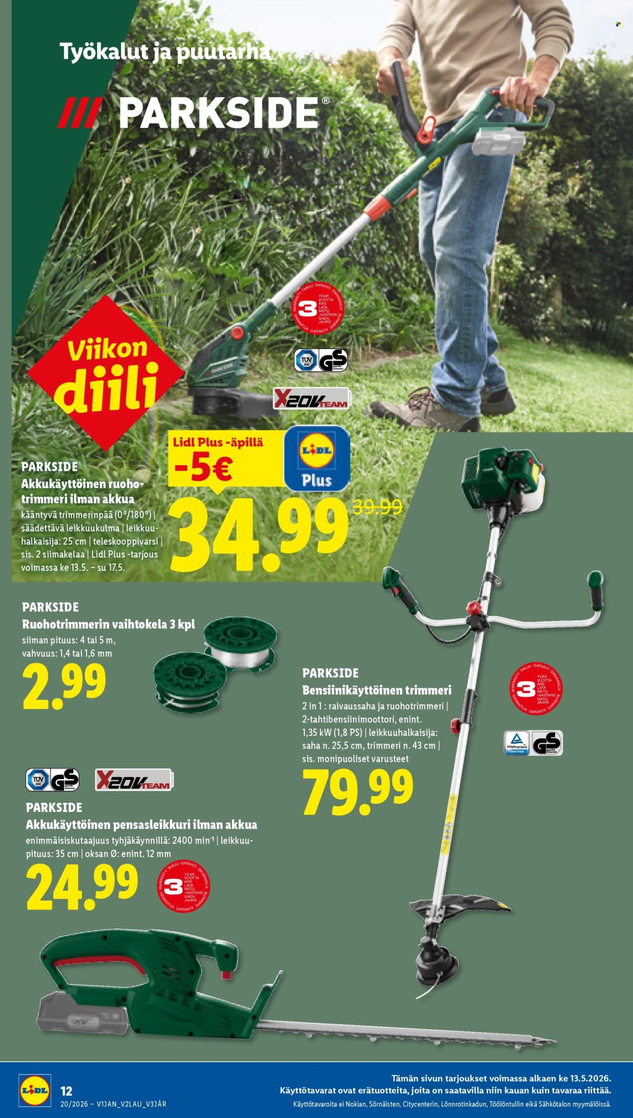 Lidl tarjoukset - 13.05.2026 - 20.05.2026. Sivu 16