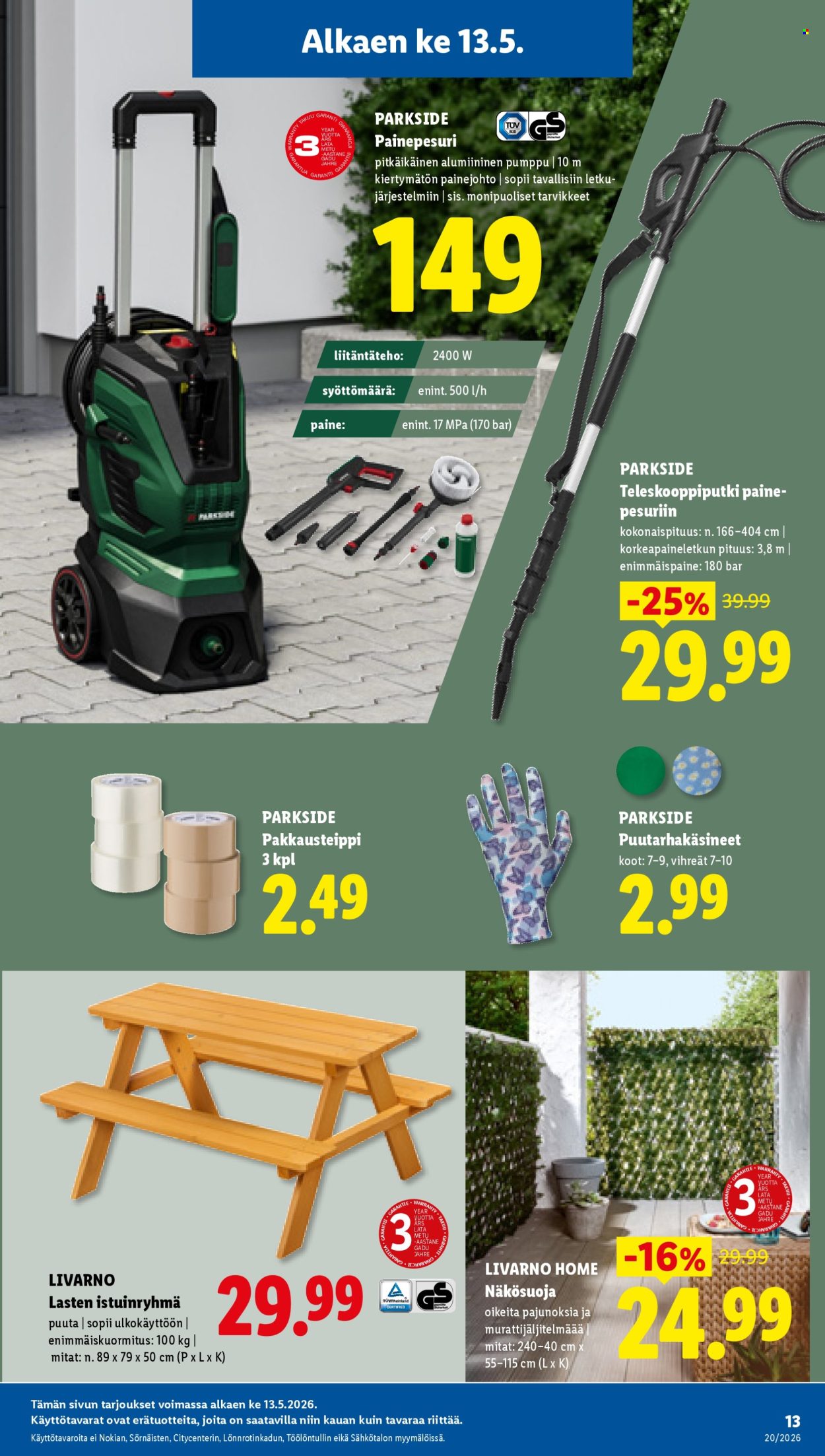 Lidl tarjoukset - 13.05.2026 - 20.05.2026. Sivu 17