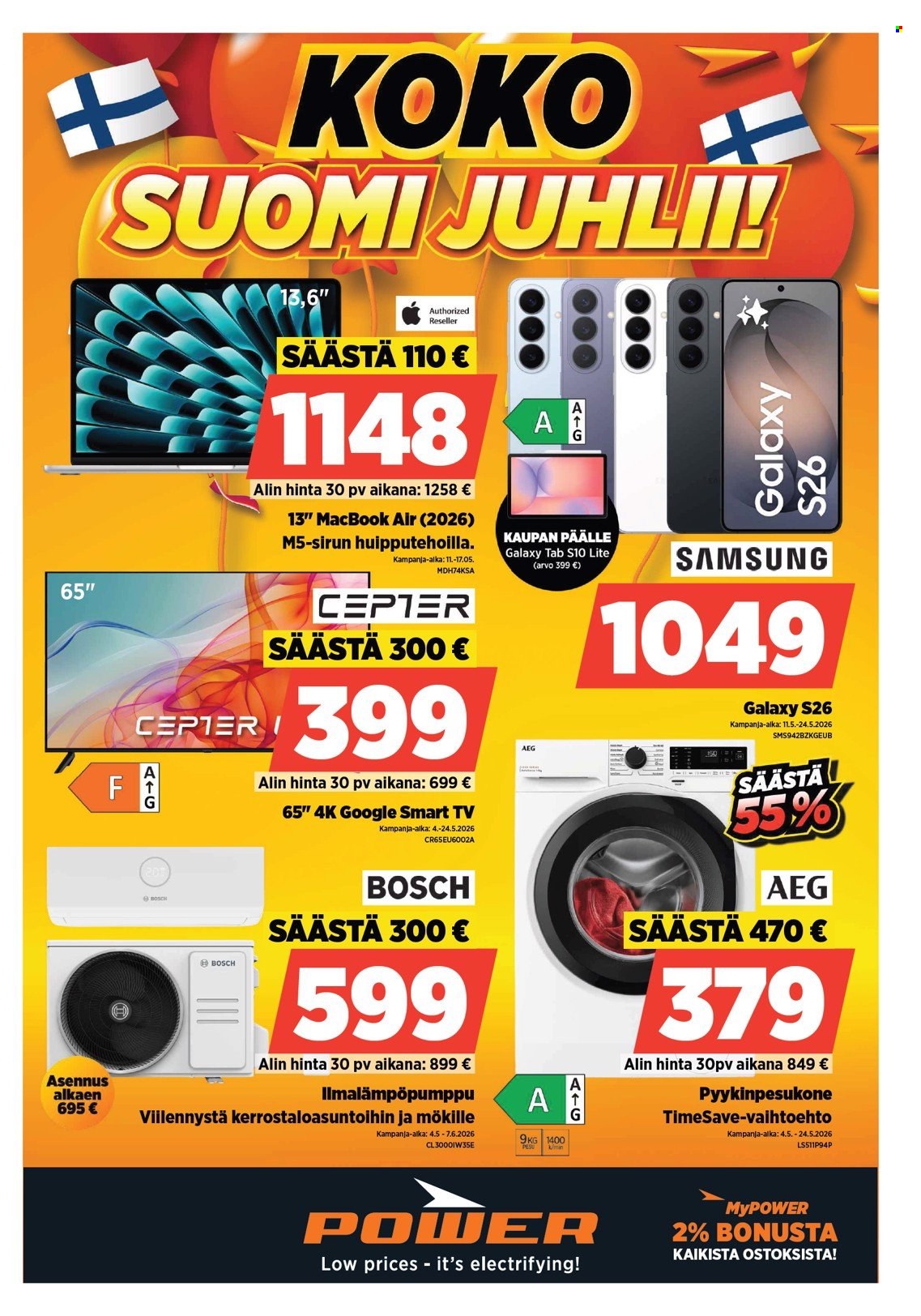 Power tarjoukset. Sivu 1