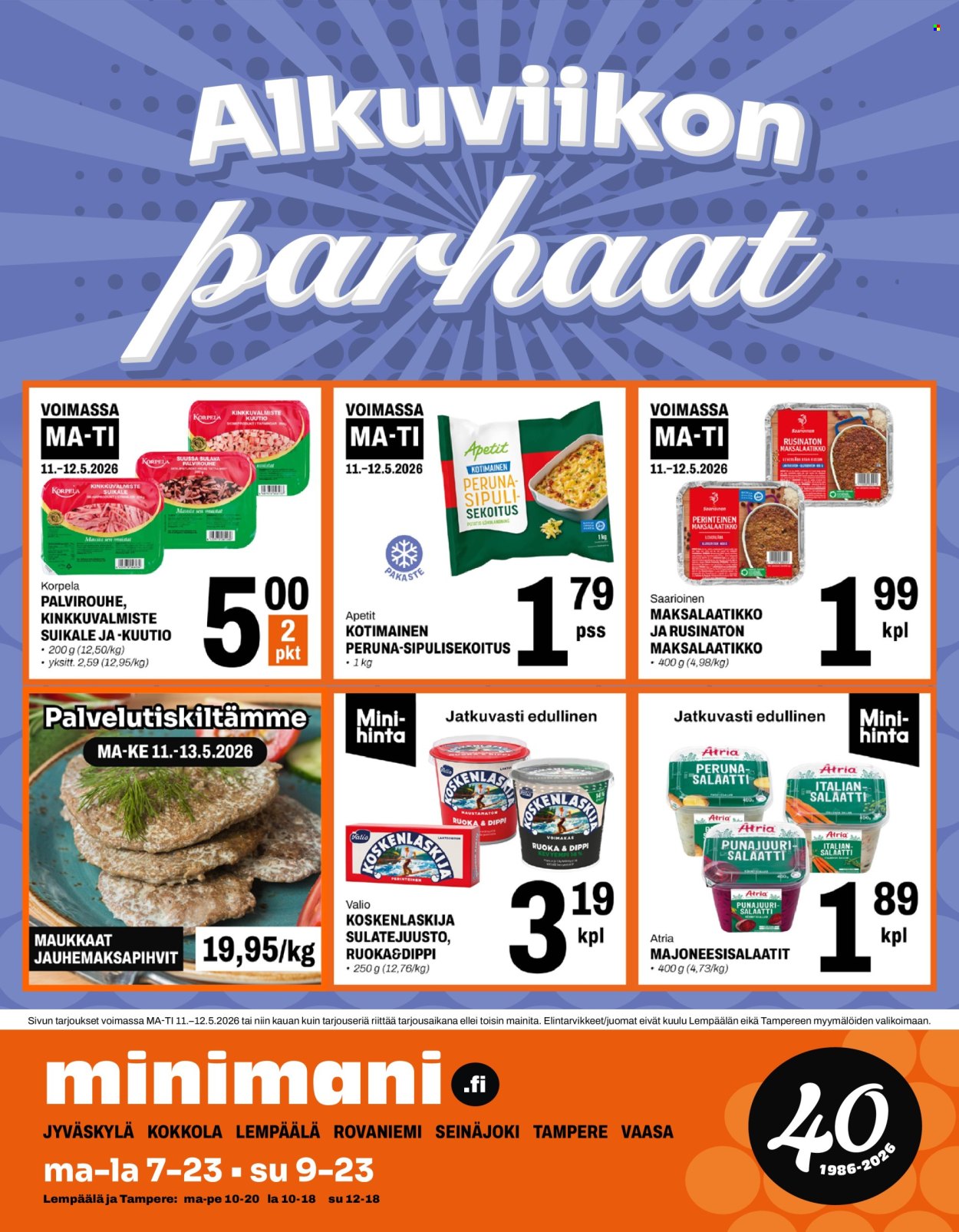 Minimani tarjoukset - 11.05.2026 - 12.05.2026. Sivu 1