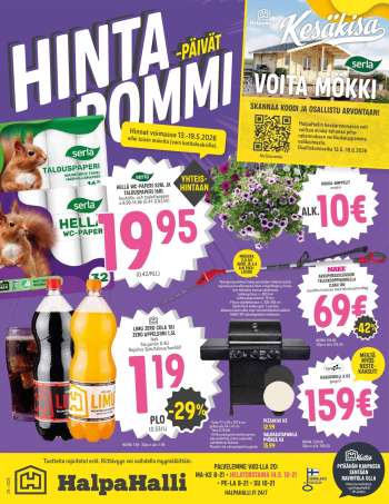 HalpaHalli tarjoukset  - 13.05.2026 - 19.05.2026.