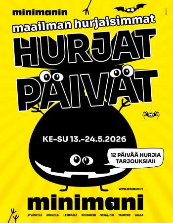 Minimani tarjoukset  - 13.05.2026 - 24.05.2026.
