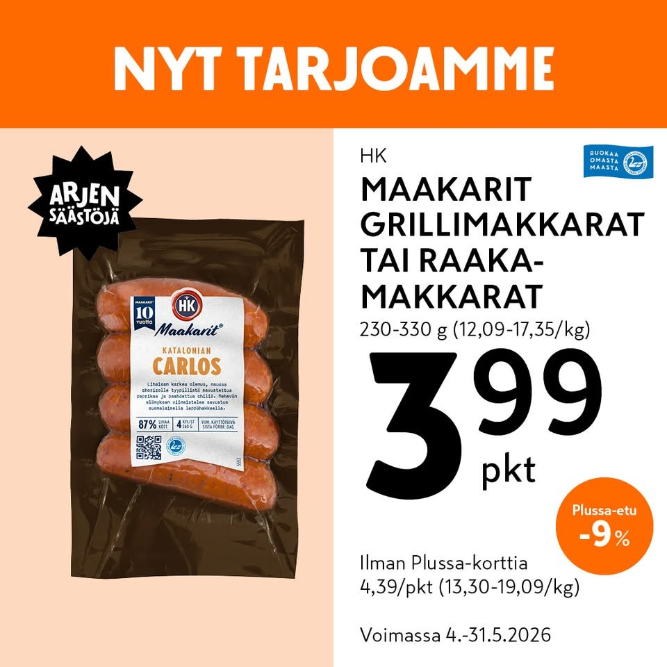 K-market tarjoukset - 04.05.2026 - 31.05.2026. Sivu 10