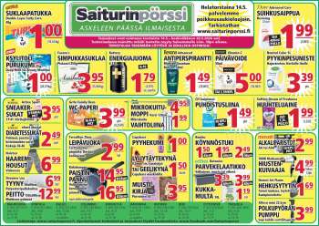 Saiturinpörssi tarjoukset  - 14.05.2026 - 20.05.2026.