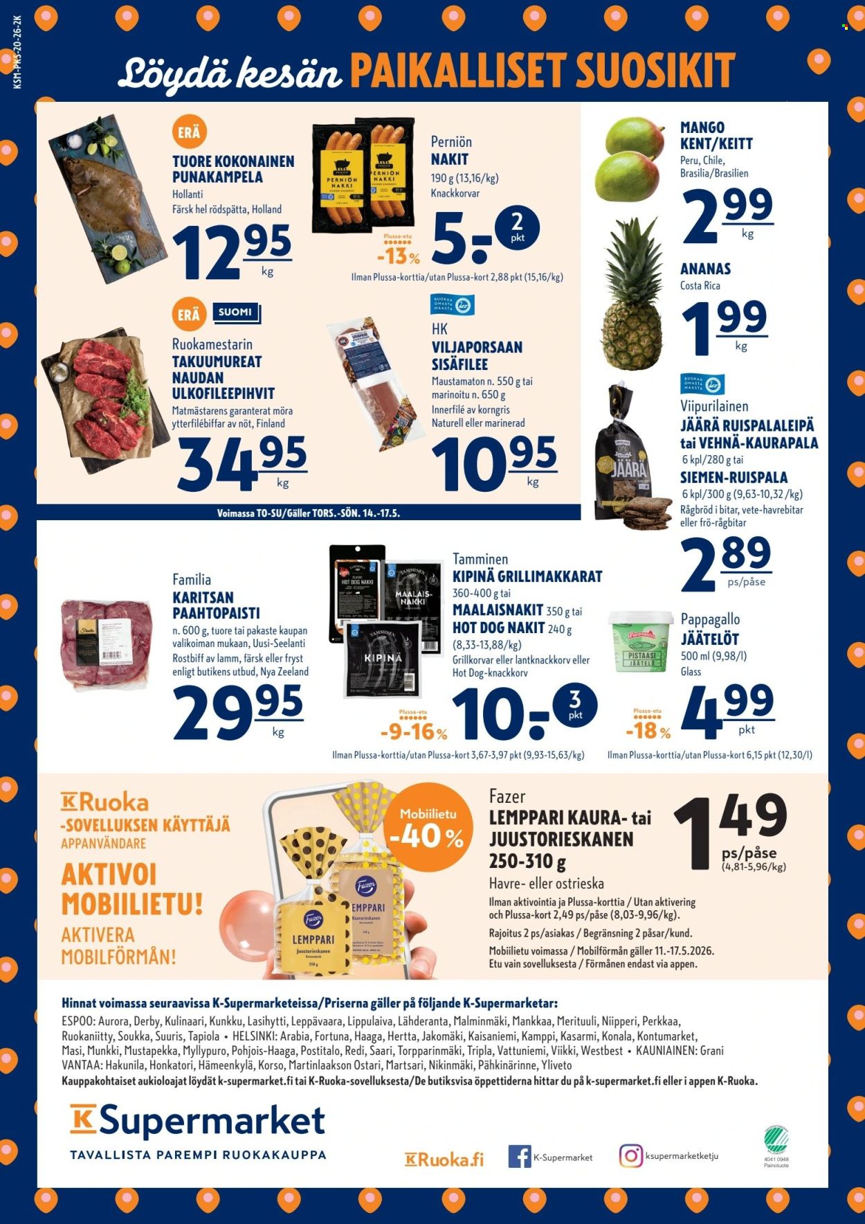 K-Supermarket tarjoukset - 11.05.2026 - 17.05.2026. Sivu 4