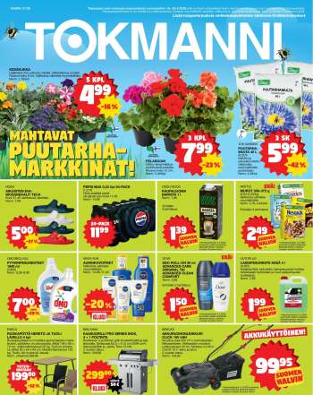 Tokmanni tarjoukset  - 18.05.2026 - 24.05.2026.
