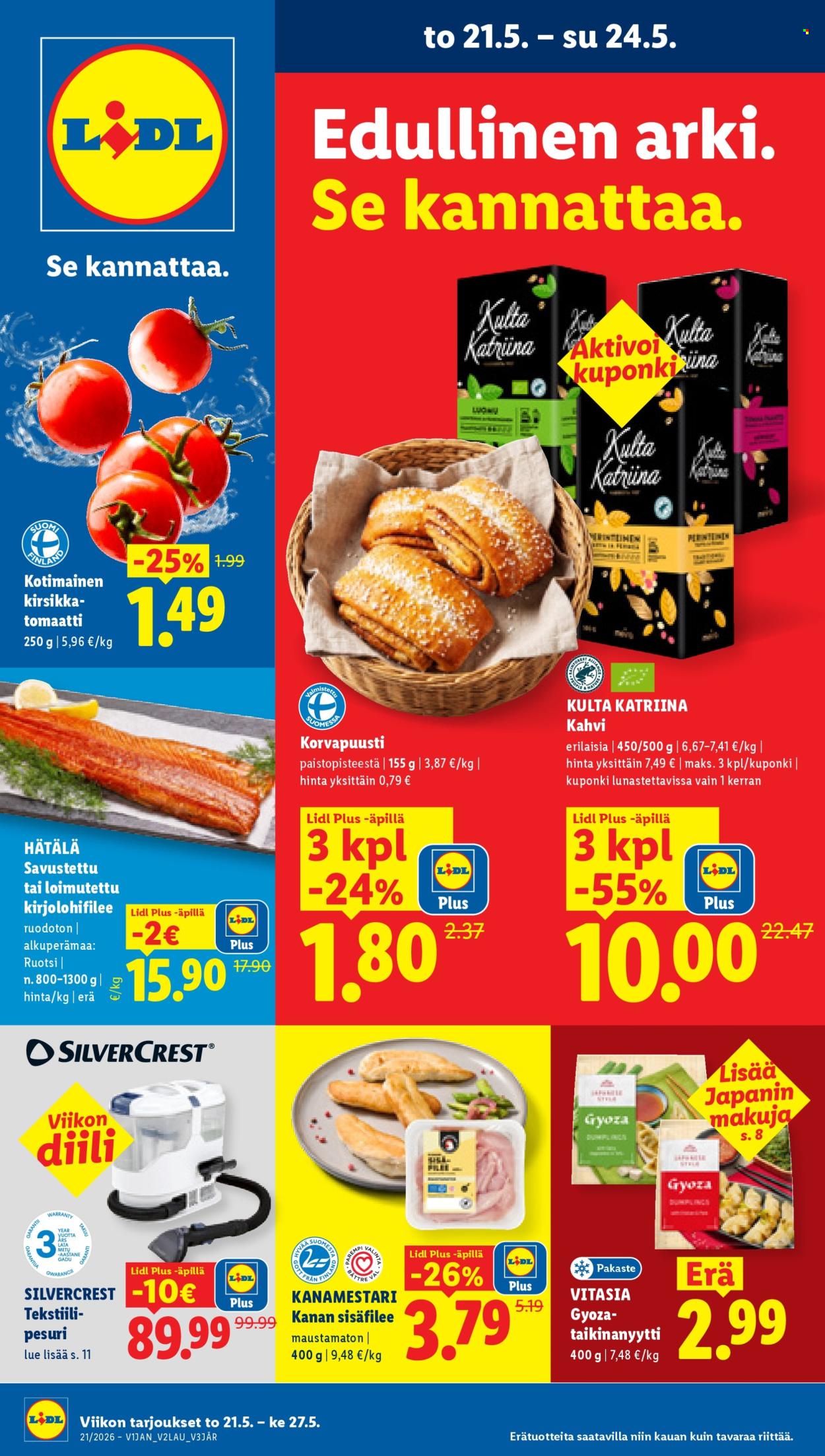 Lidl tarjoukset - 21.05.2026 - 27.05.2026. Sivu 1