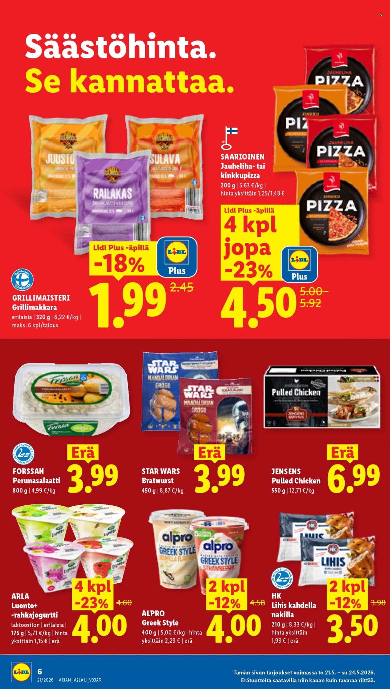 Lidl tarjoukset - 21.05.2026 - 27.05.2026. Sivu 6
