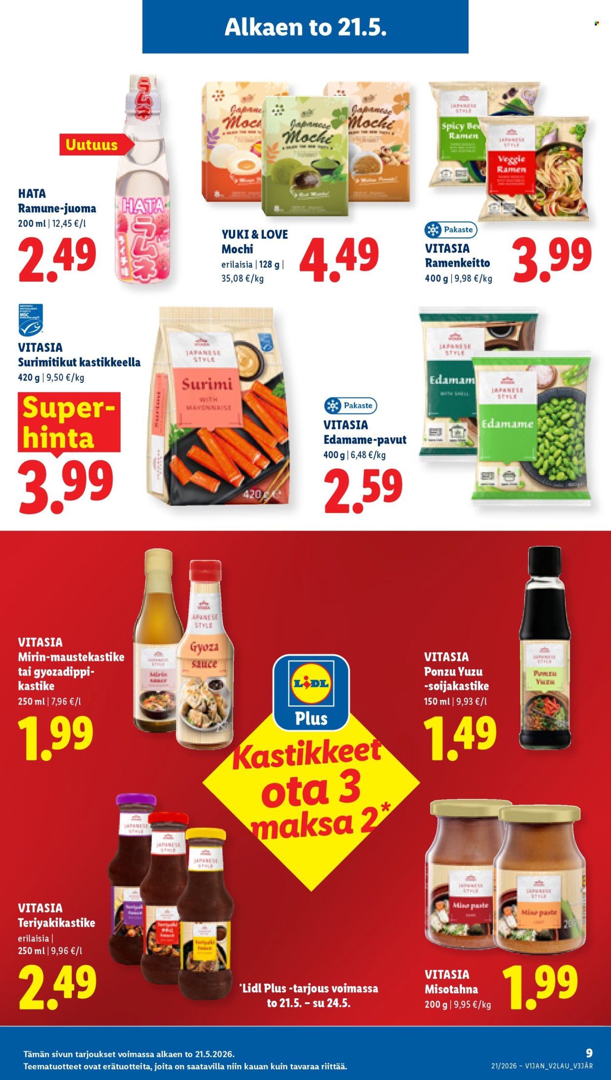 Lidl tarjoukset - 21.05.2026 - 27.05.2026. Sivu 9