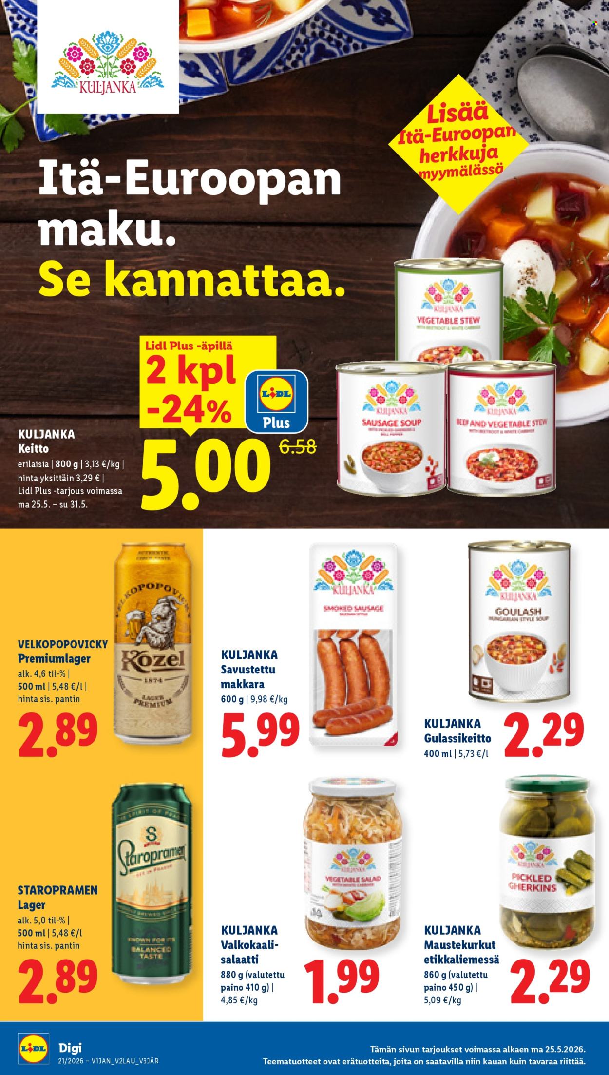 Lidl tarjoukset - 21.05.2026 - 27.05.2026. Sivu 22