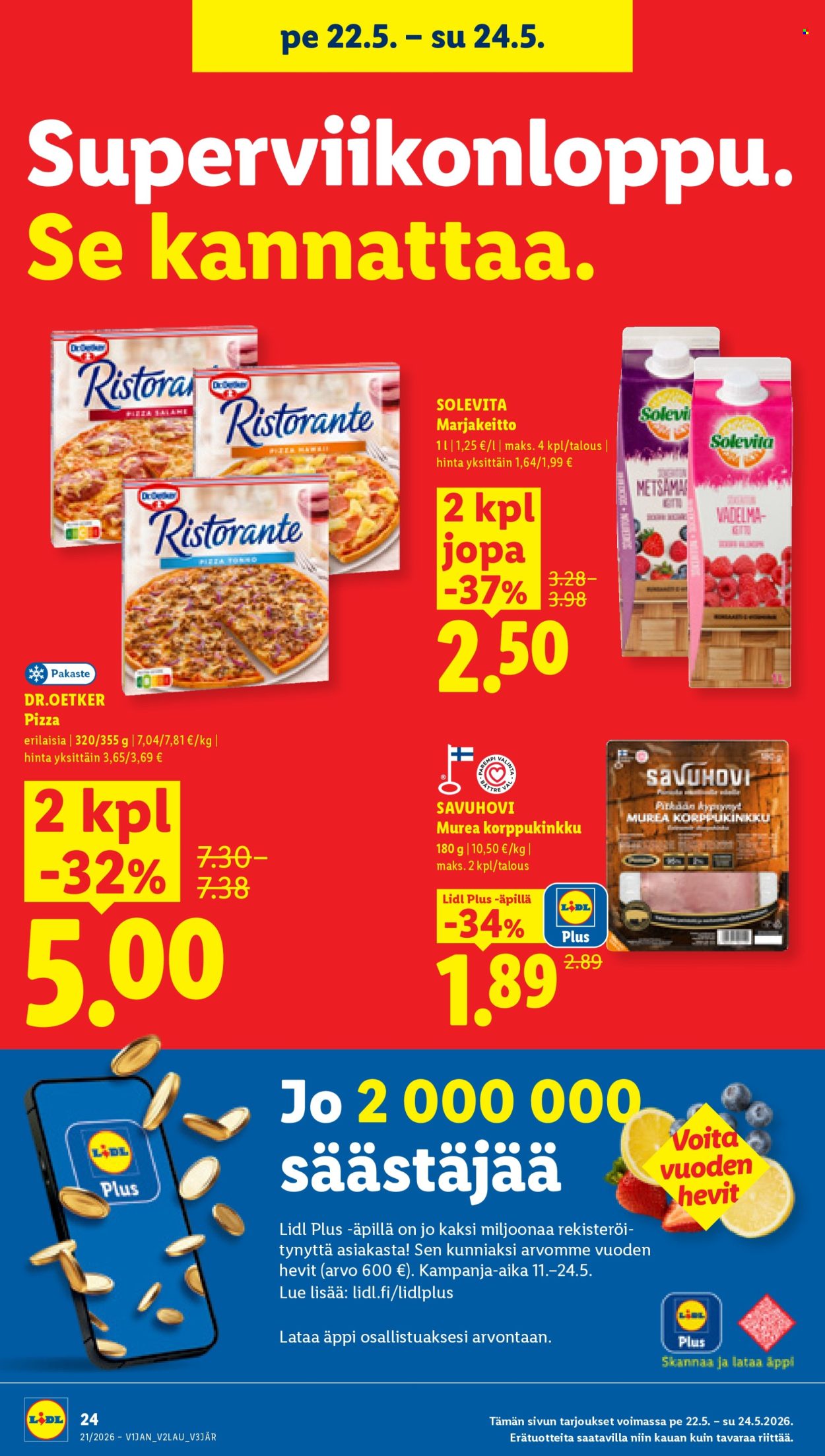 Lidl tarjoukset - 21.05.2026 - 27.05.2026. Sivu 32