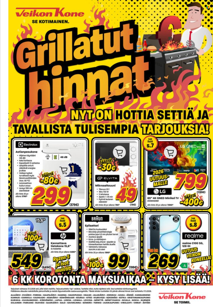 Veikon Kone tarjoukset - 18.05.2026 - 31.05.2026. Sivu 1