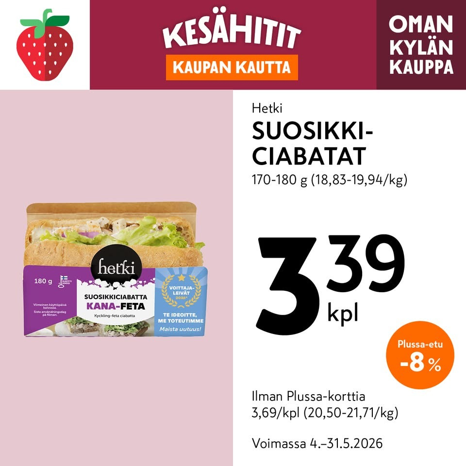 K-market tarjoukset - 04.05.2026 - 31.05.2026. Sivu 1