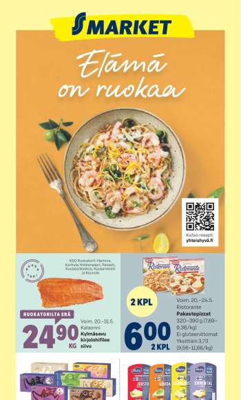 S-market tarjoukset  - 20.05.2026 - 24.05.2026.