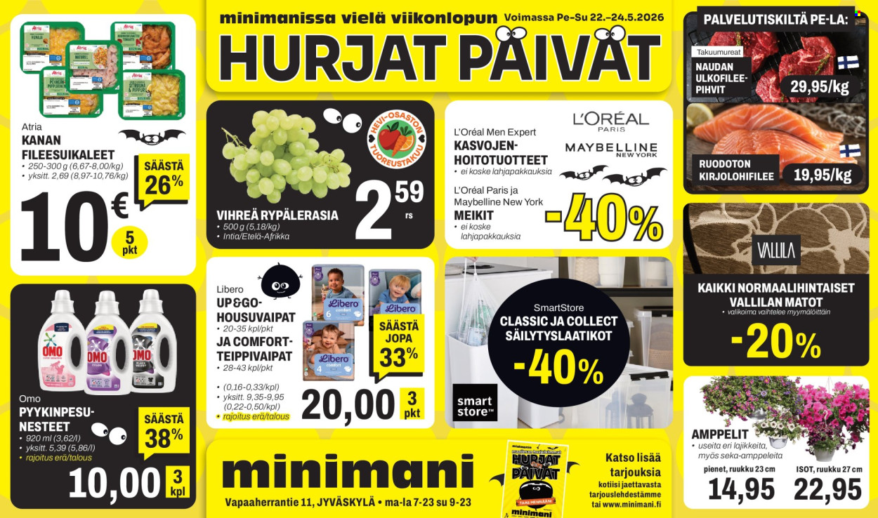 Minimani tarjoukset - 22.05.2026 - 24.05.2026. Sivu 1
