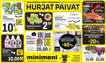 Minimani tarjoukset  - 22.05.2026 - 24.05.2026.