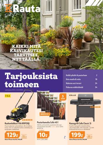 K-Rauta tarjoukset  - 20.05.2026 - 02.06.2026.