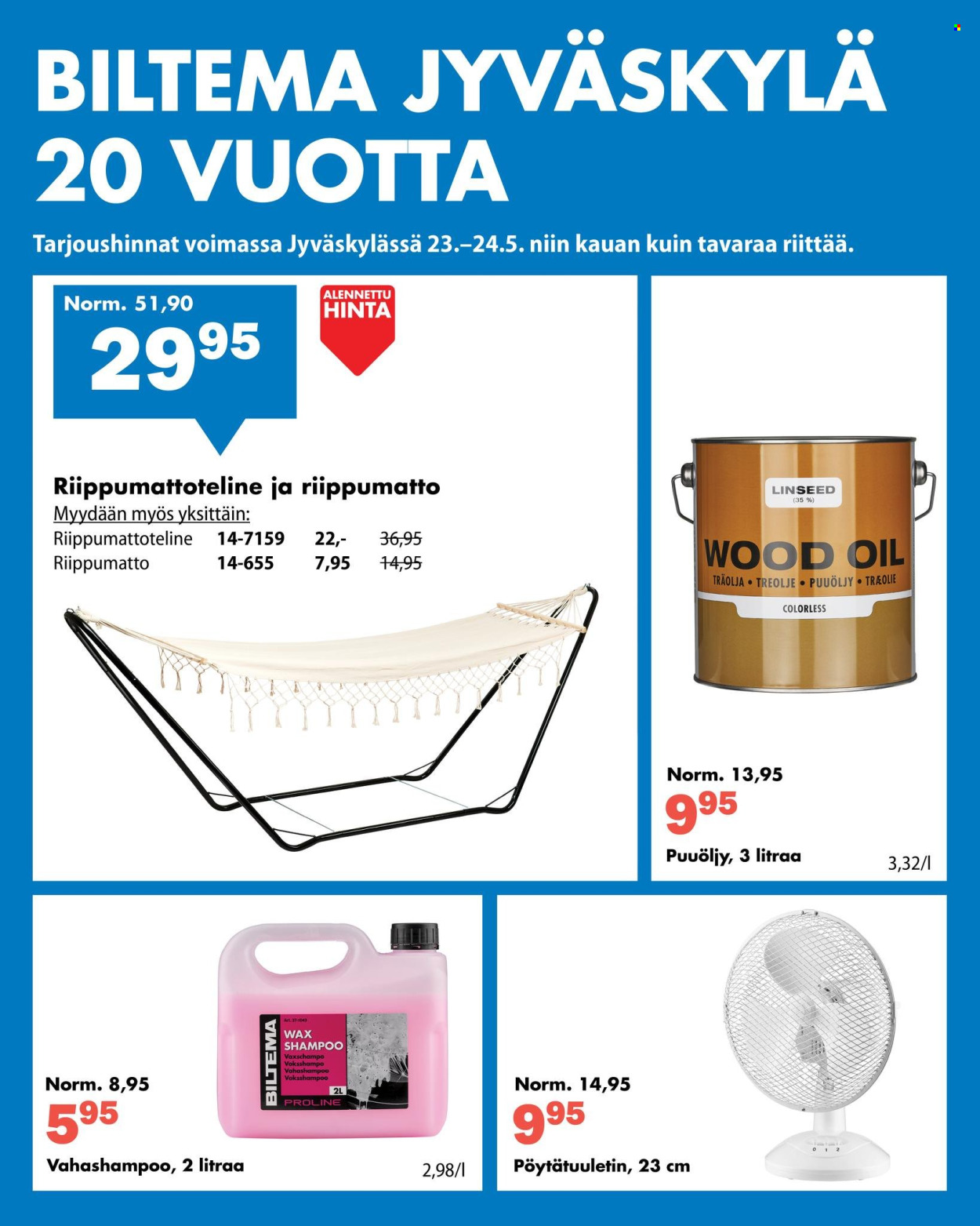 Biltema tarjoukset - 23.05.2026 - 24.05.2026. Sivu 2