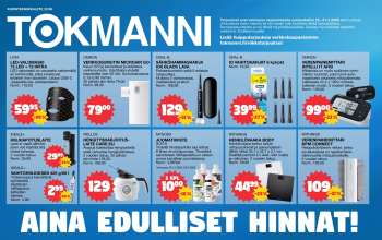 Tokmanni tarjoukset  - 25.05.2026 - 31.05.2026.