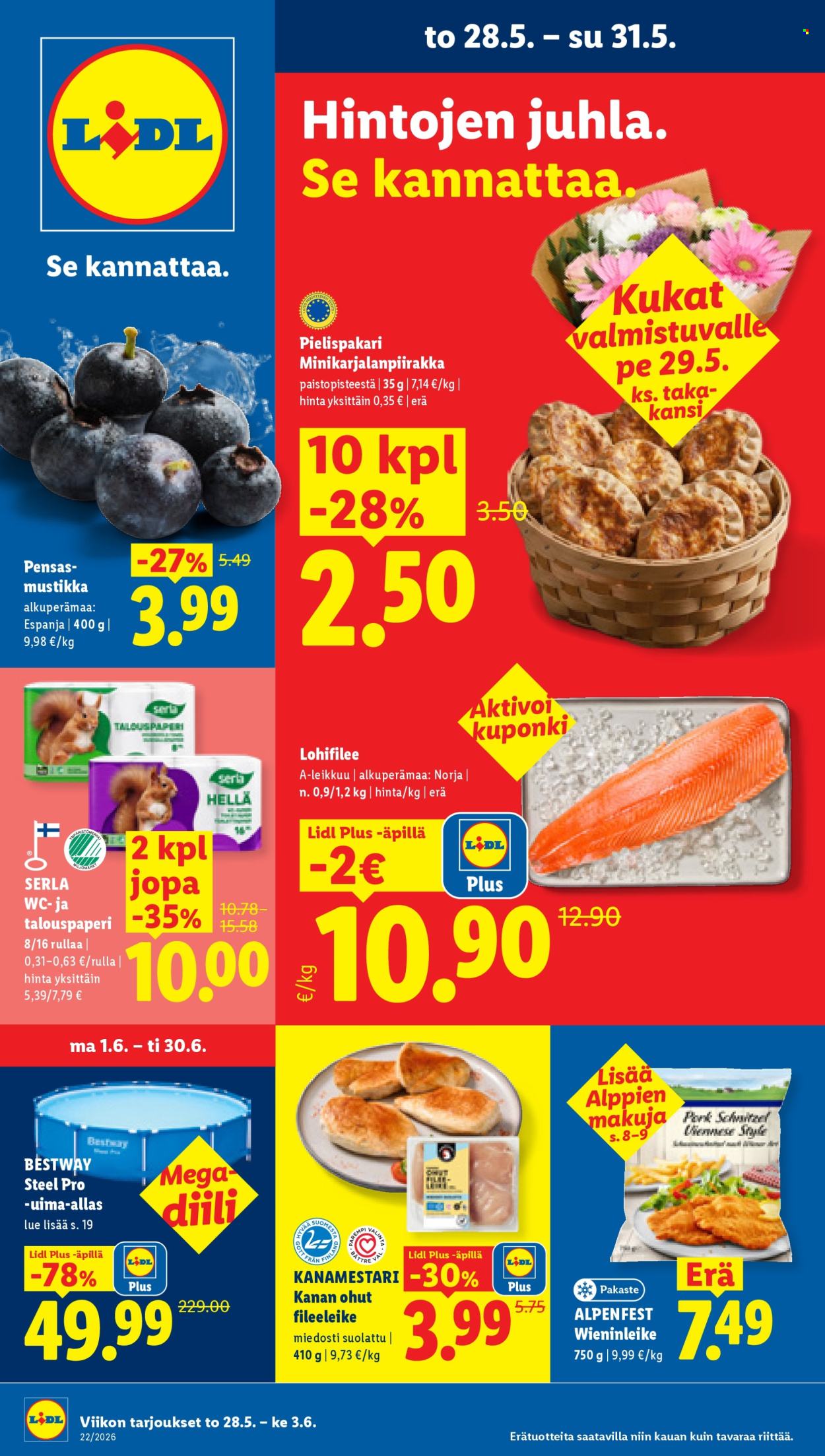Lidl tarjoukset - 28.05.2026 - 03.06.2026. Sivu 1