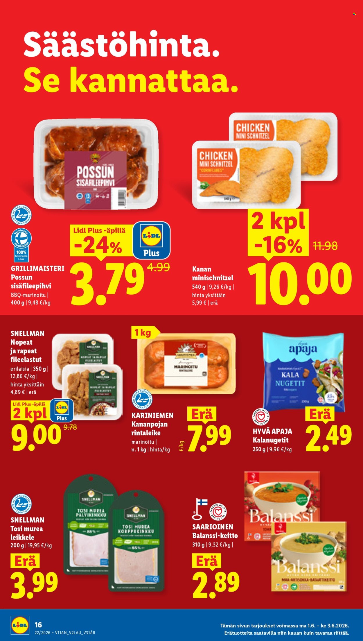 Lidl tarjoukset - 28.05.2026 - 03.06.2026. Sivu 22