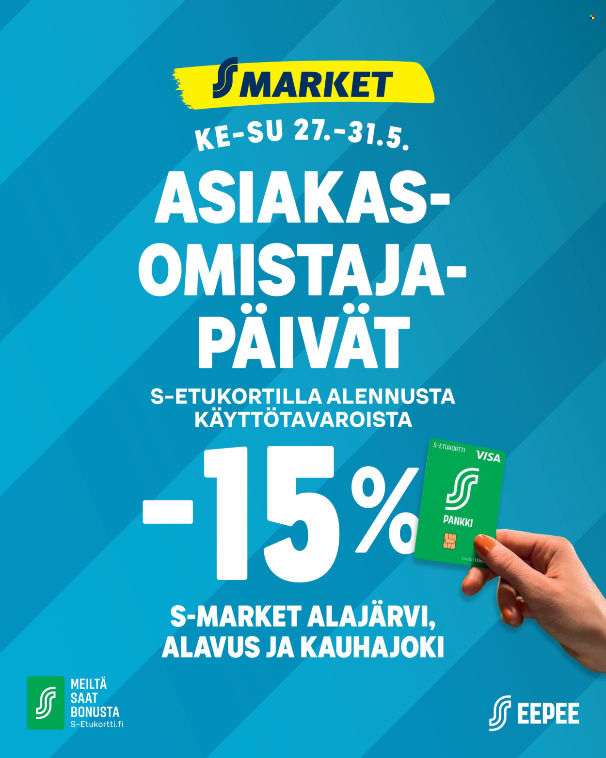 S-market tarjoukset - 27.05.2026 - 31.05.2026. Sivu 1