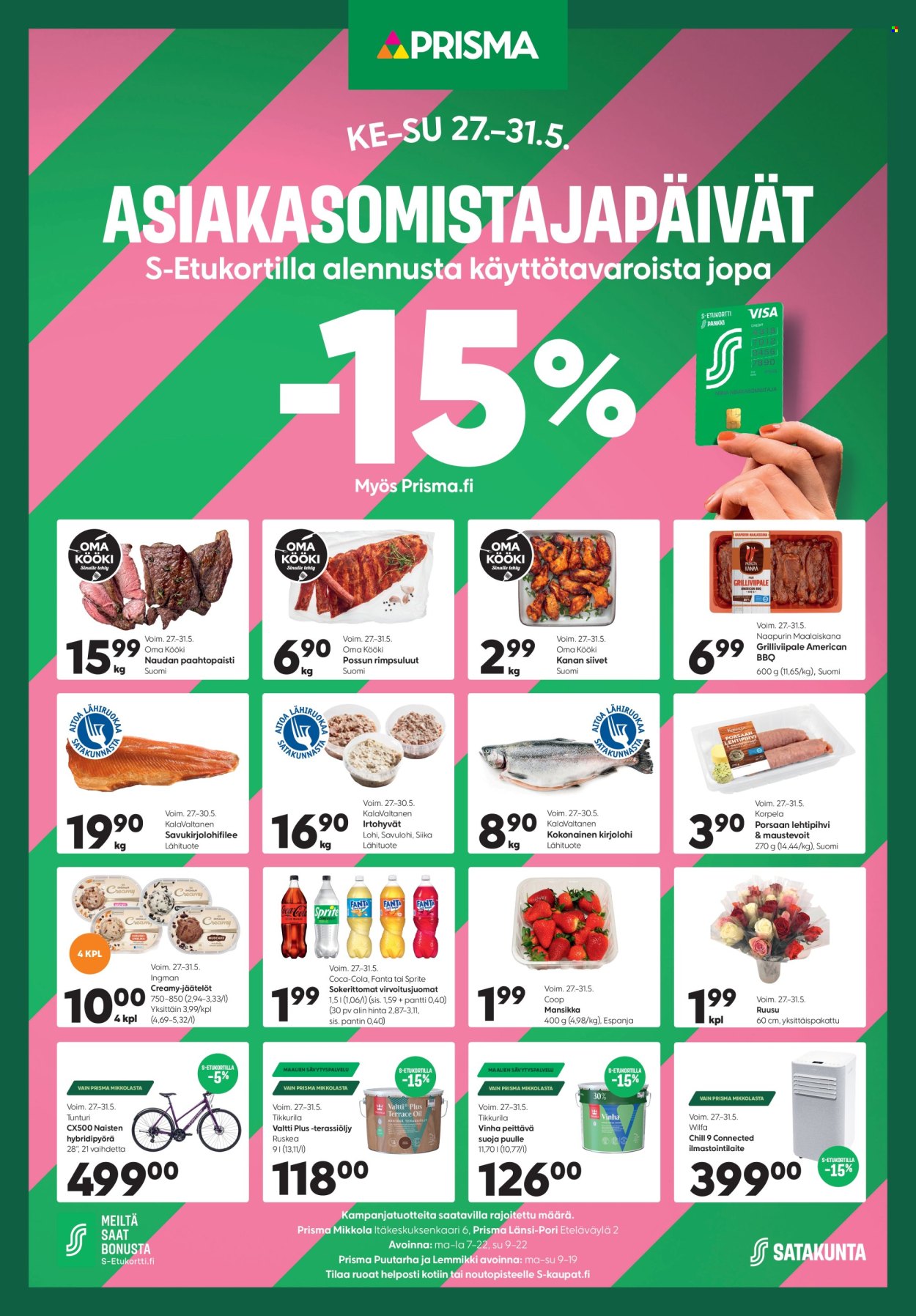 Prisma tarjoukset - 27.05.2026 - 31.05.2026. Sivu 1