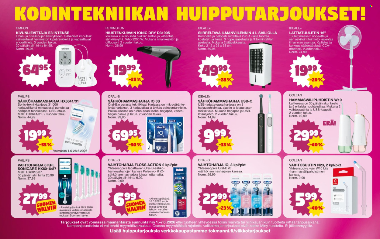 Tokmanni tarjoukset - 01.06.2026 - 07.06.2026. Sivu 1