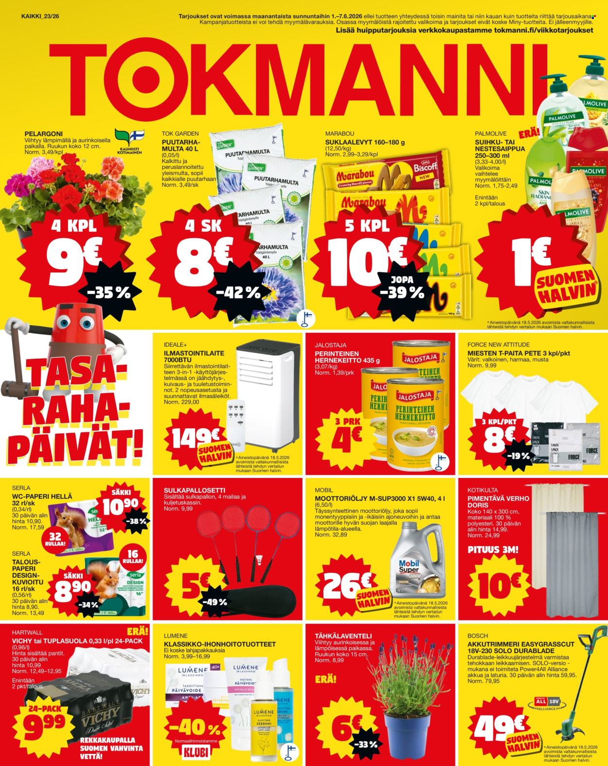 Tokmanni tarjoukset - 01.06.2026 - 07.06.2026. Sivu 1