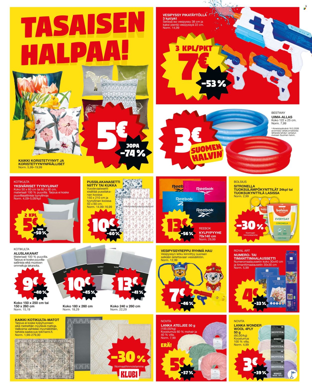 Tokmanni tarjoukset - 01.06.2026 - 07.06.2026. Sivu 9