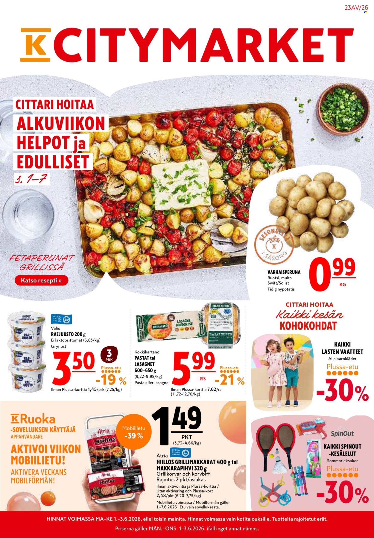 K-citymarket tarjoukset - 01.06.2026 - 03.06.2026. Sivu 1