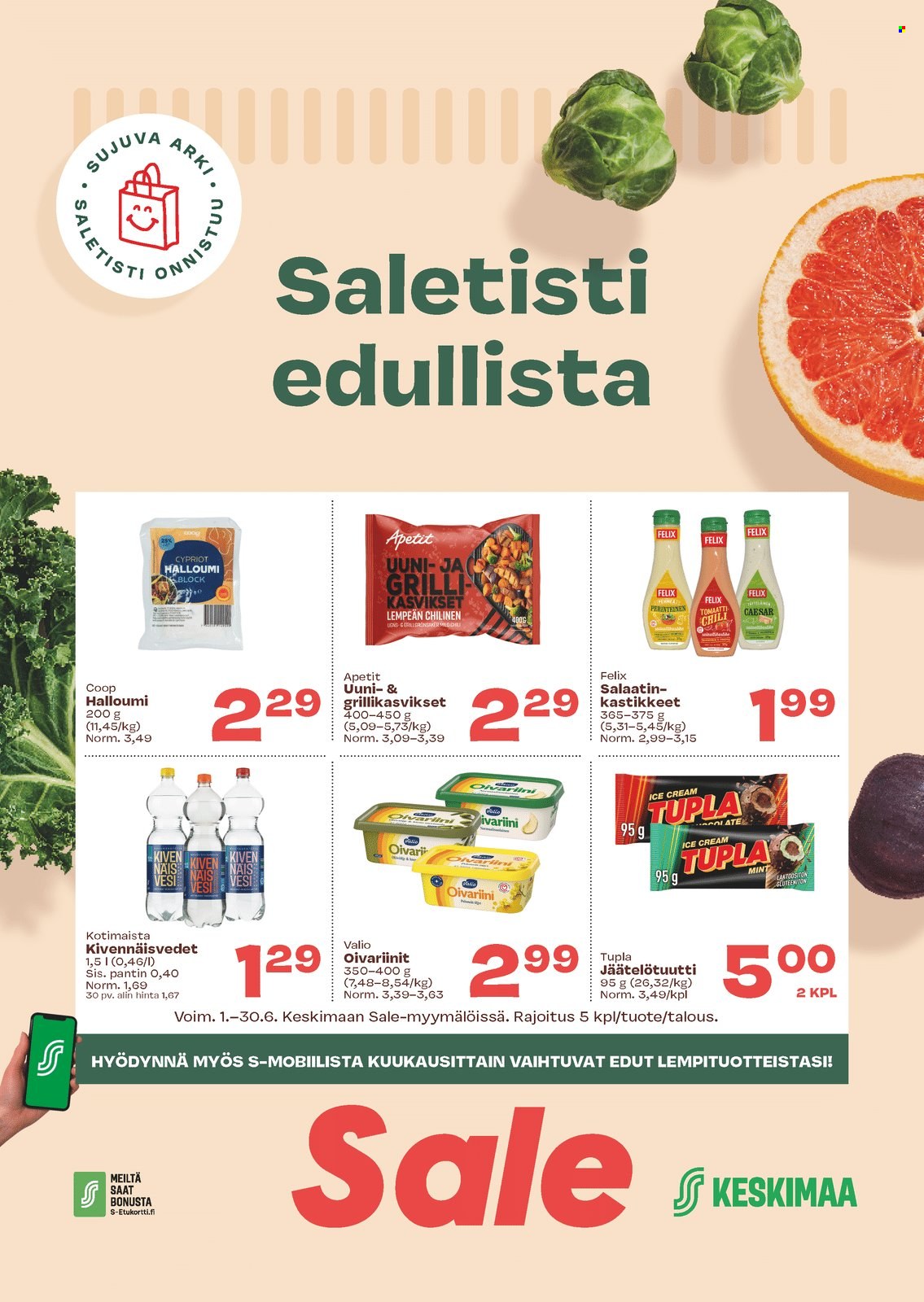 Sale tarjoukset - 01.06.2026 - 30.06.2026. Sivu 1