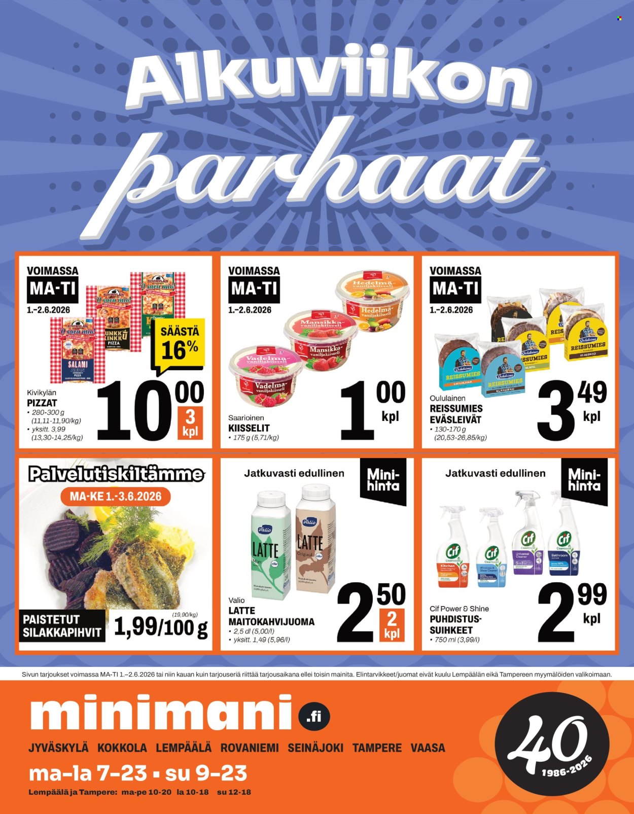 Minimani tarjoukset - 01.06.2026 - 02.06.2026. Sivu 1