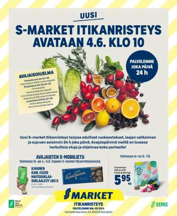 S-market tarjoukset  - 03.06.2026 - 07.06.2026.