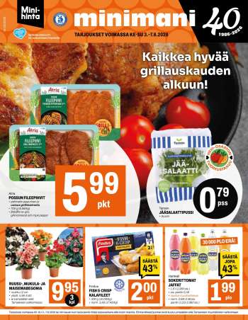 Minimani tarjoukset  - 03.06.2026 - 17.06.2026.