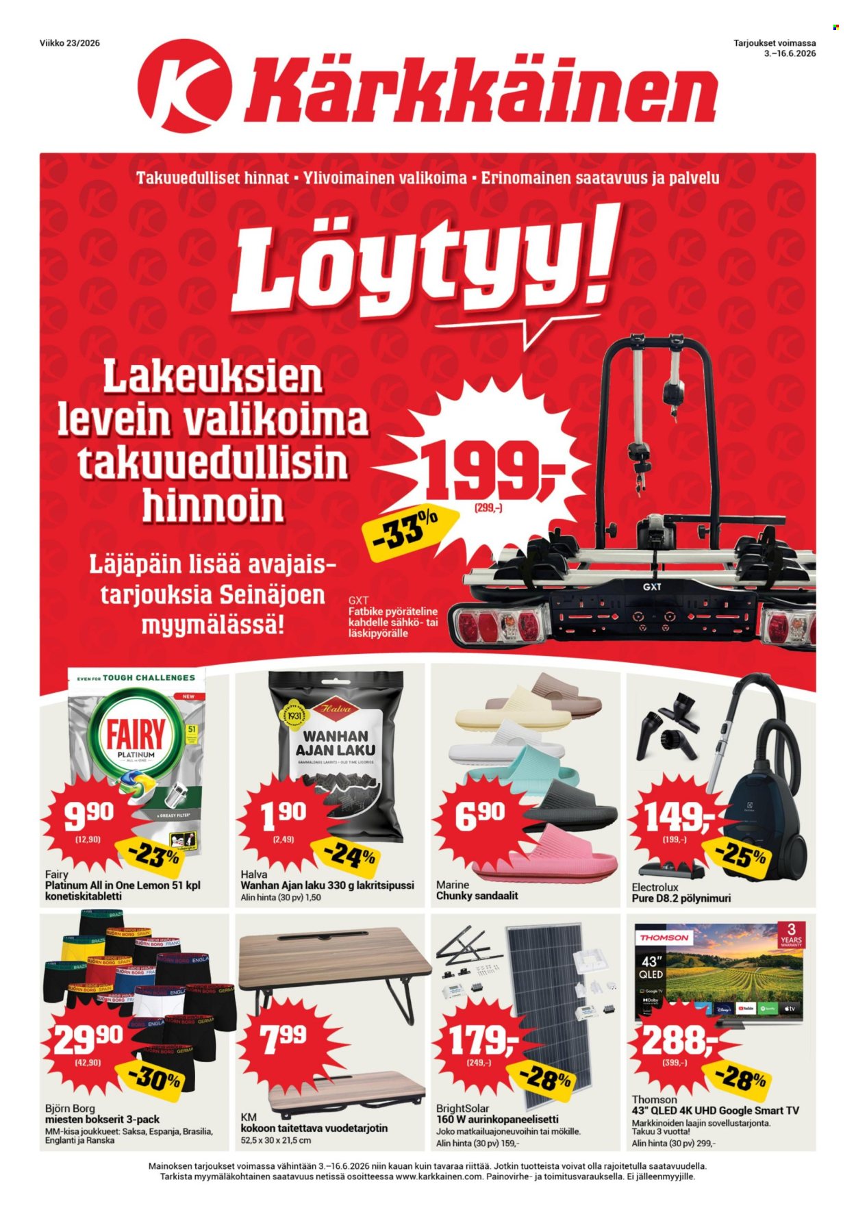 Kärkkäinen tarjoukset - 03.06.2026 - 16.06.2026. Sivu 1