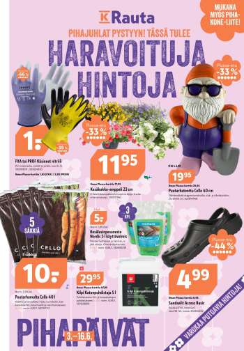 K-Rauta tarjoukset  - 03.06.2026 - 16.06.2026.