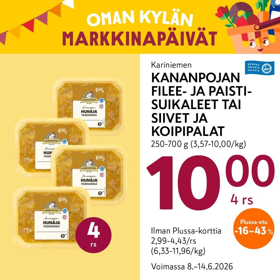 K-market tarjoukset - 08.06.2026 - 14.06.2026. Sivu 4