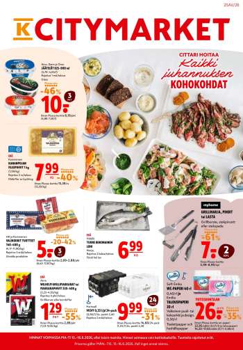 K-citymarket tarjoukset  - 15.06.2026 - 17.06.2026.