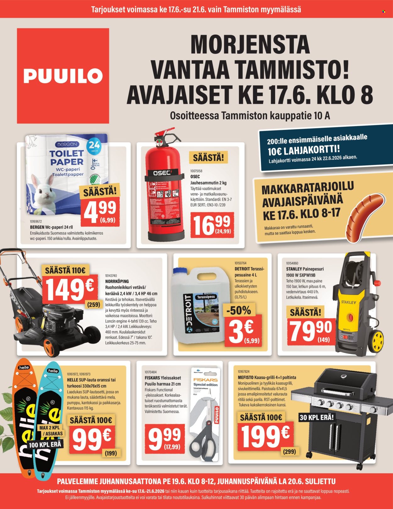 Puuilo tarjoukset - 17.06.2026 - 21.06.2026. Sivu 1