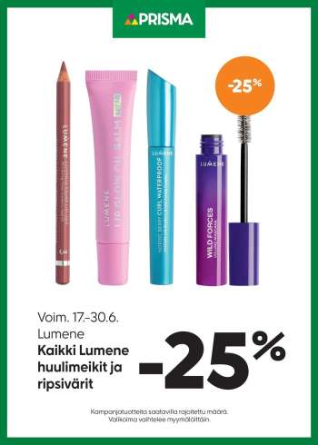 Prisma tarjoukset  - 17.06.2026 - 30.06.2026.