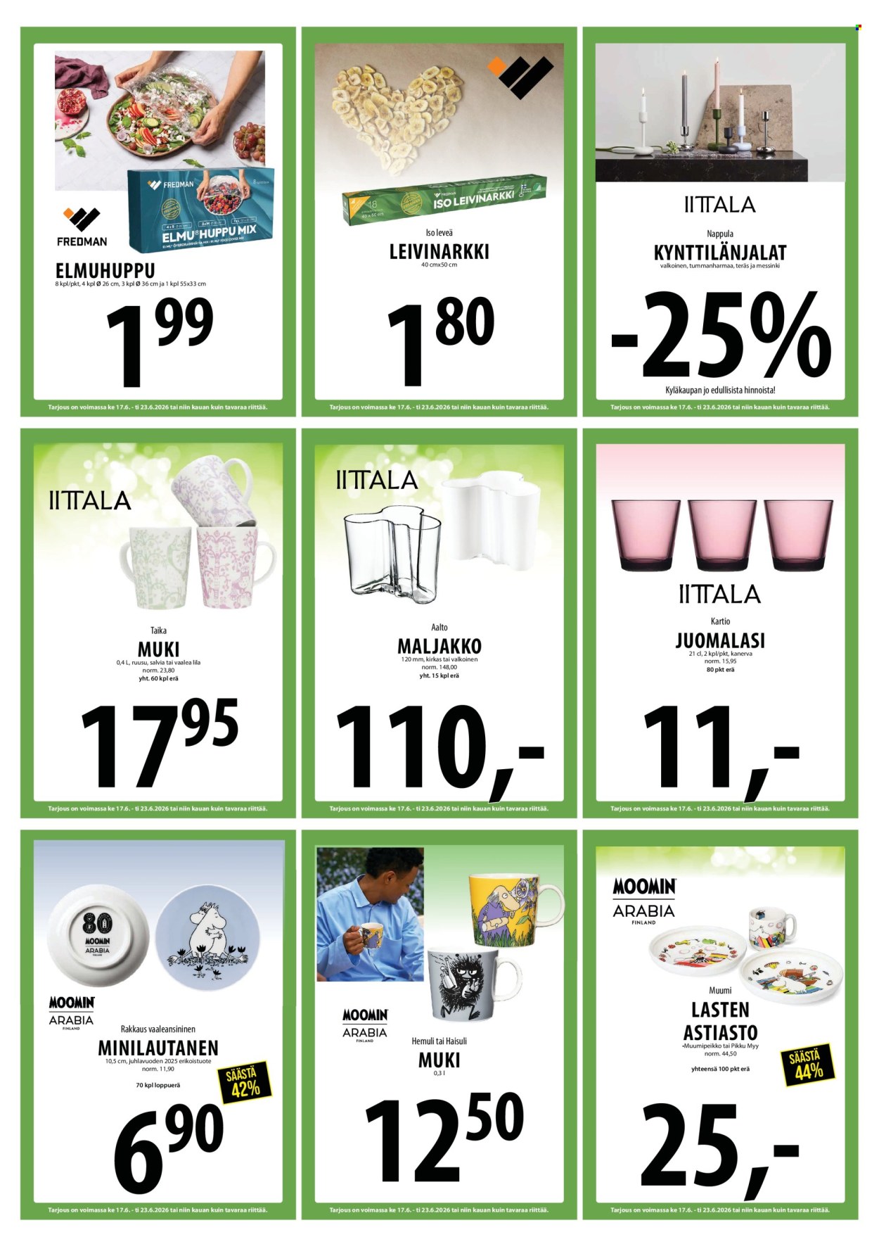 Tuuri tarjoukset - 17.06.2026 - 23.06.2026. Sivu 19