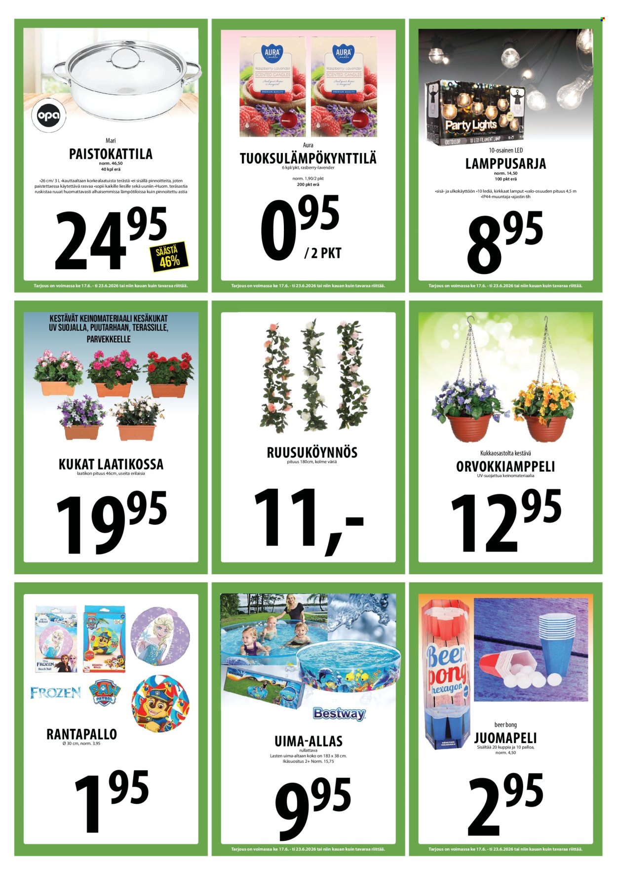 Tuuri tarjoukset - 17.06.2026 - 23.06.2026. Sivu 20