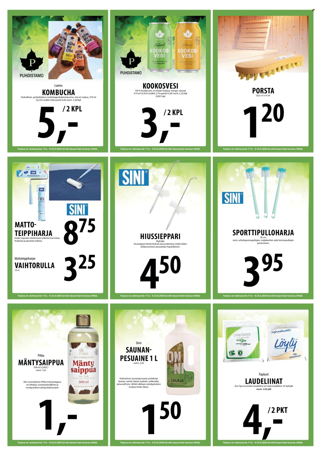 Tuuri tarjoukset - 17.06.2026 - 23.06.2026. Sivu 23