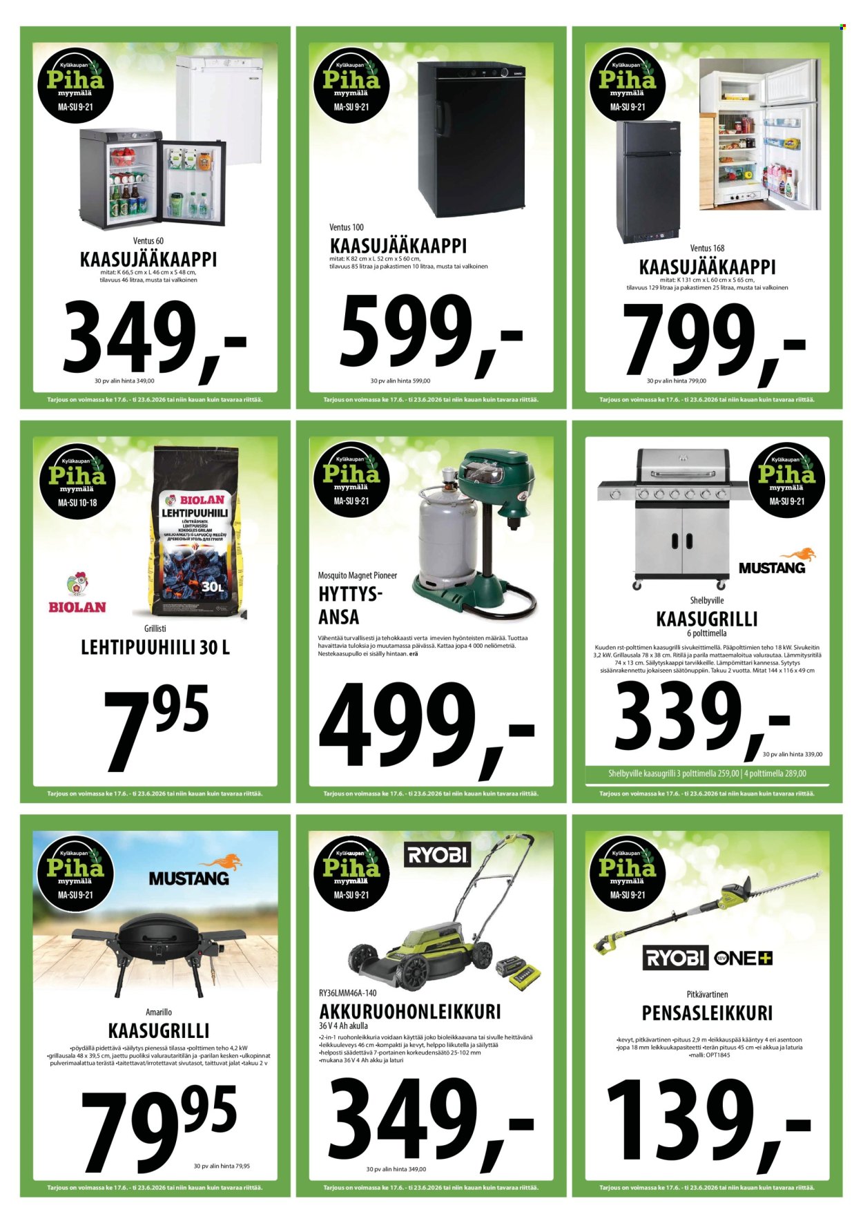 Tuuri tarjoukset - 17.06.2026 - 23.06.2026. Sivu 33