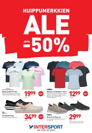 Intersport tarjoukset  - 18.06.2026 - 05.07.2026.